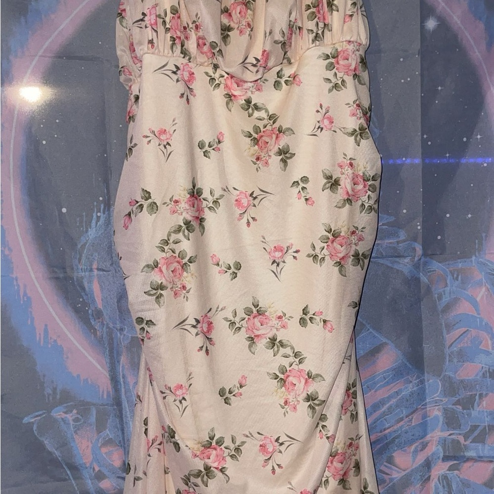 SHEIN Curve Cream Dress